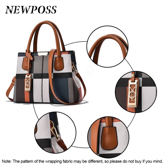 Newposs حقيبة يد جديدة فاخرة للنساء خياطة البرية رسول حقائب مصمم العلامة التجارية منقوشة حقيبة الكتف الإناث السيدات حقائب اليد Newposs حقيبة يد جديدة فاخرة للنساء خياطة البرية رسول حقائب مصمم العلامة التجارية منقوشة حقيبة الكتف الإناث السيدات حقائب اليد