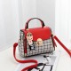 Newposs منقوشة نمط حقيبة يد المرأة مشبك ديكور رفرف محفظة موضة بو الجلود Crossbody حقيبة عالية الجودة حقيبة Newposs منقوشة نمط حقيبة يد المرأة مشبك ديكور رفرف محفظة موضة بو الجلود Crossbody حقيبة عالية الجودة حقيبة