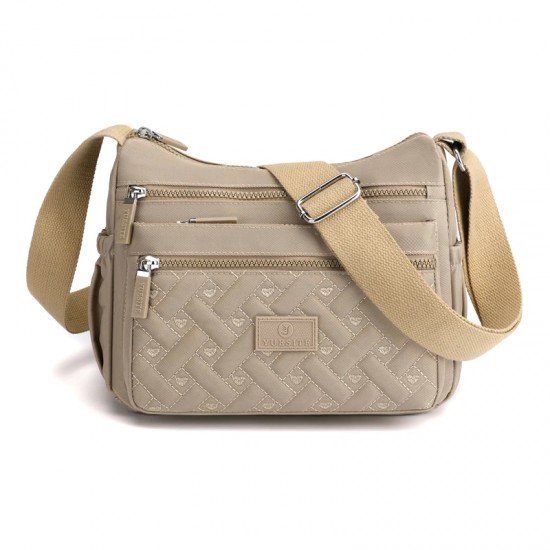 المرأة حقيبة الكتف Crossbody مقاوم للماء بلون أسود وردي حقيبة يد عادية رسول حقيبة المرأة حقيبة الكتف Crossbody مقاوم للماء بلون أسود وردي حقيبة يد عادية رسول حقيبة