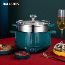 جهاز طبخ الأرز الكهربائي ذو الطبقة الواحدة / الثنائية للاستخدام المنزلي وعاء ساخن للمطبخ متعدد الطبخ أجهزة الطهي لإعداد الشوربات