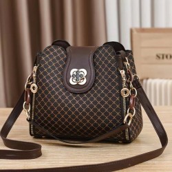 Crossbody الوجه تحقق طباعة حقيبة يد للنساء ، حقيبة الكتف واحدة Straddle ، سعة كبيرة ، جديد
