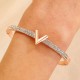 سوار بحروف نسائي على طراز Instagram بتصميم شخصي على شكل حرف إنجليزي على شكل حرف V - AliExpress 36 سوار بحروف نسائي على طراز Instagram بتصميم شخصي على شكل حرف إنجليزي على شكل حرف V - AliExpress 36